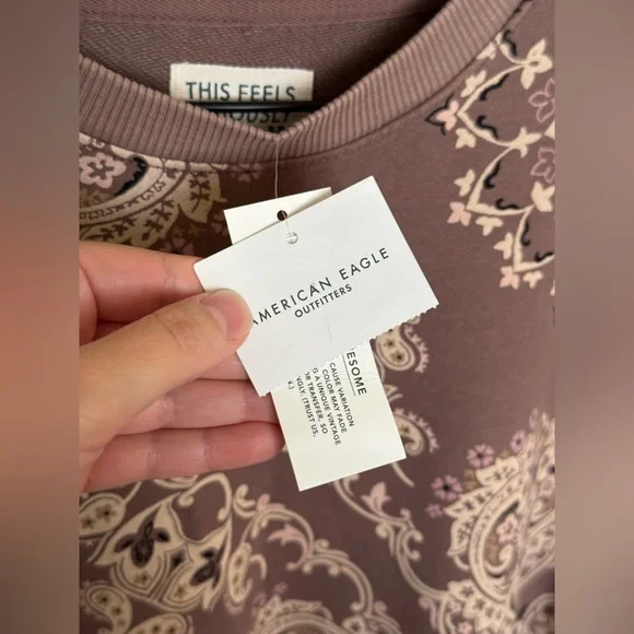 AMERICAN EAGLE AE Big Hug Crew Neck Sweatshirt - Picture 5 of 10